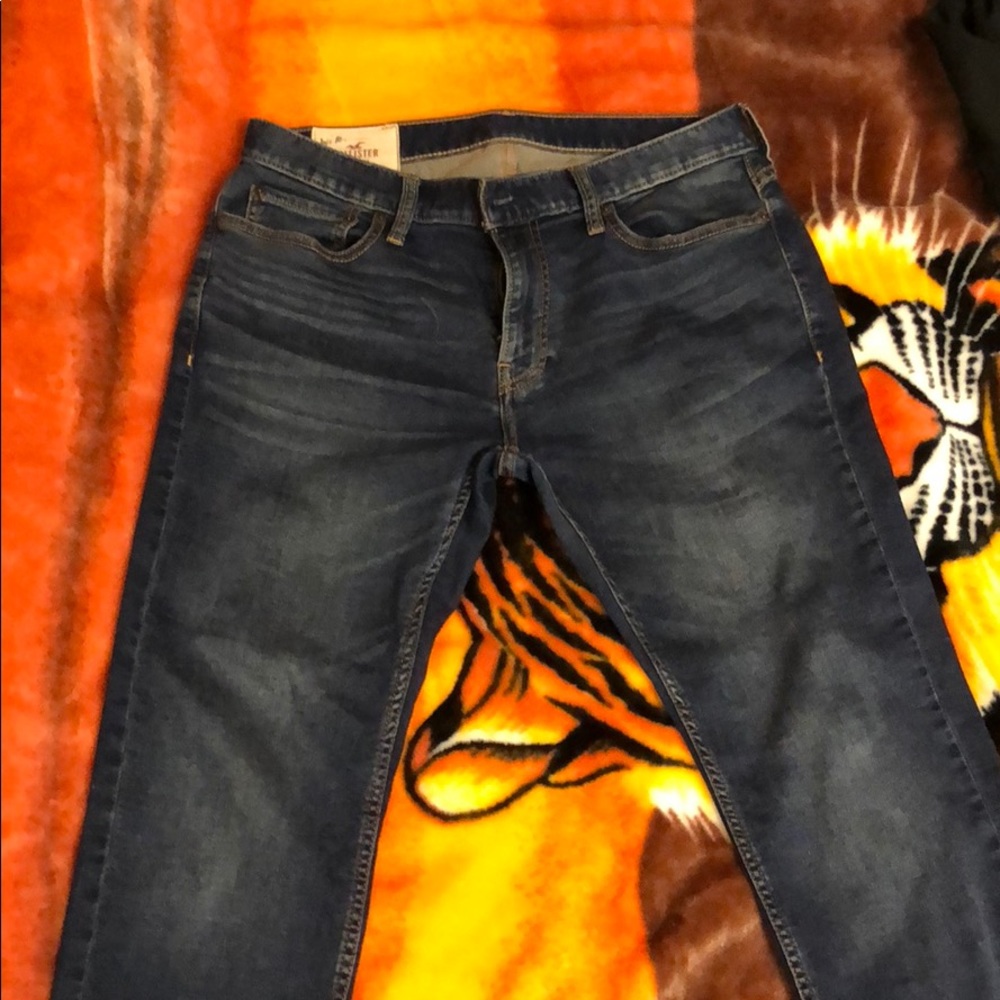 Just like knit slim straight jeans